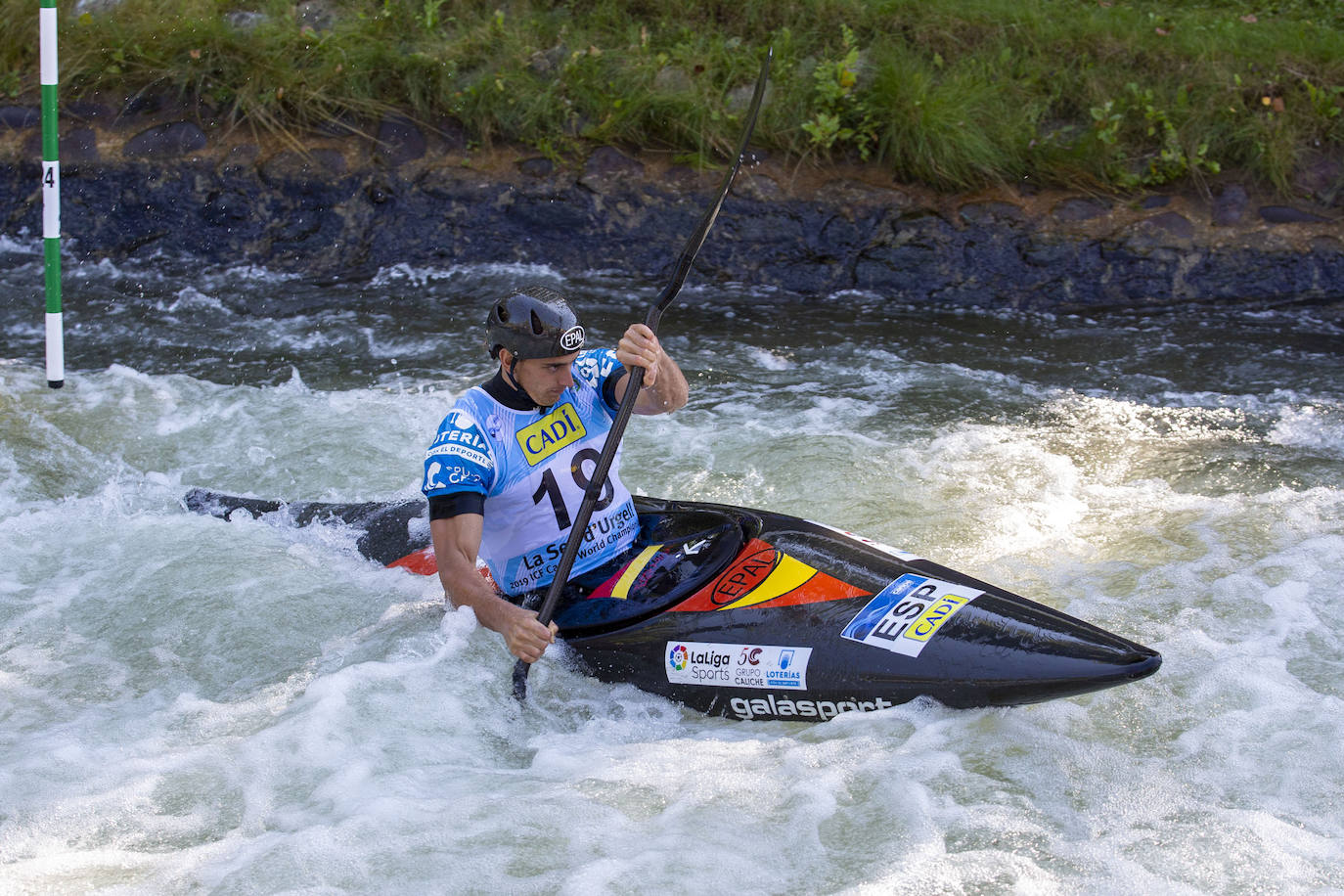 David Llorente, plata en el campeonato del mundo de piragüismo