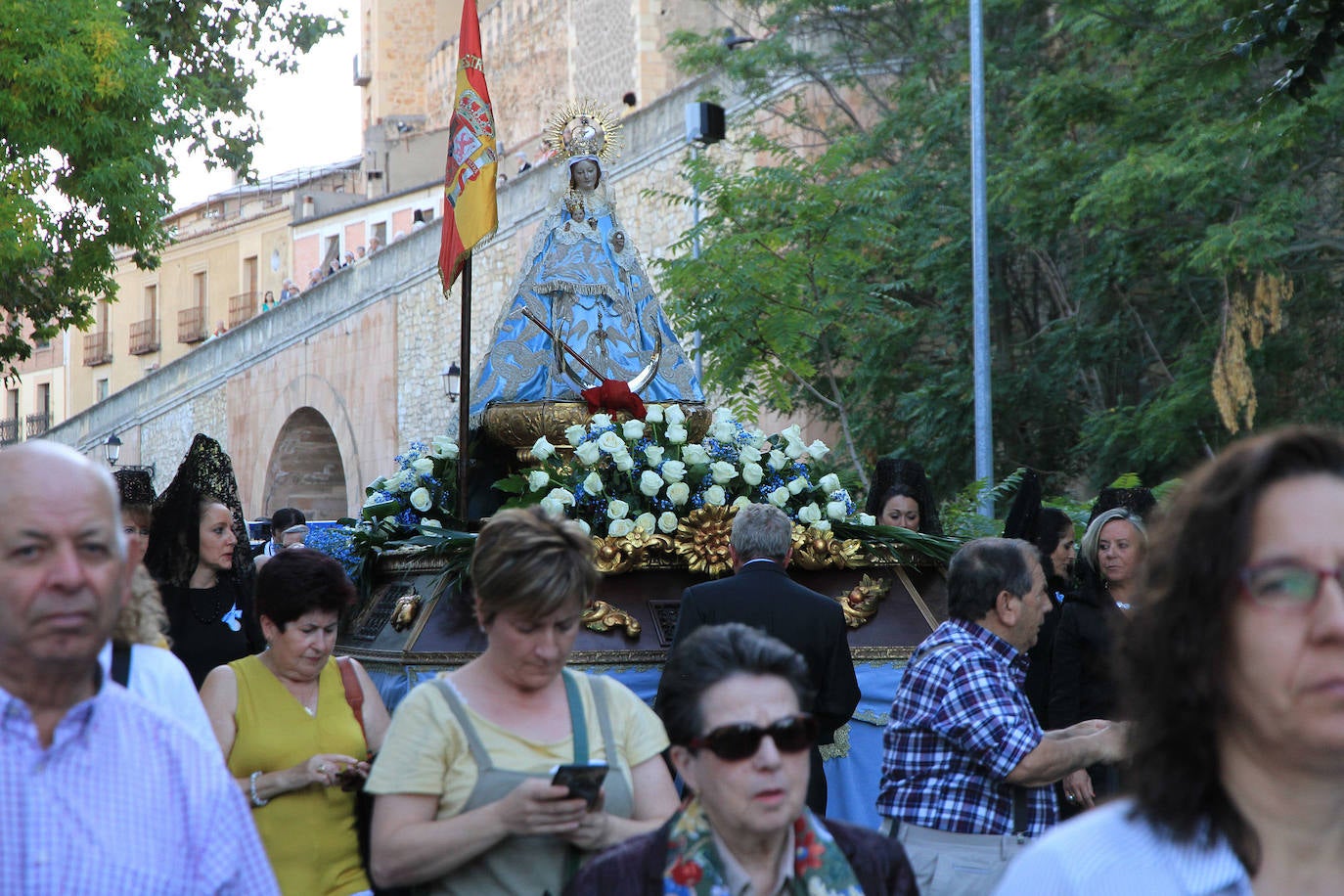 La Virgen de la Fuencisla regresa a su santuario