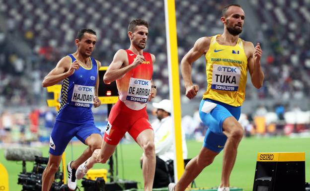 Álvaro de Arriba busca hacer historia en Doha colándose en la final del Mundial de los 800 metros