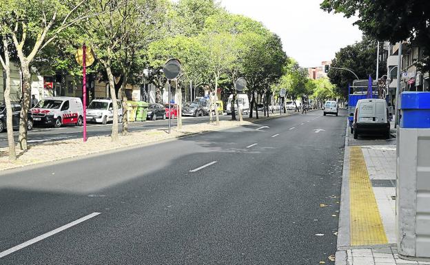 Las calzadas para vehículos de Palencia compartirán el espacio con carriles para bicicletas