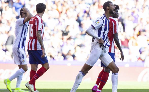 Joaquín, el mejor del Real Valladolid ante el Atlético de Madrid