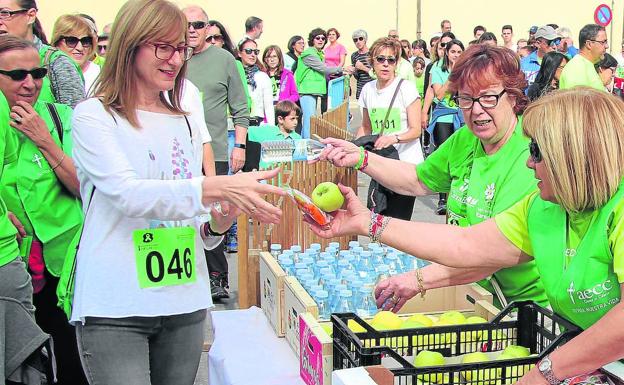 Cuéllar marcha contra el cáncer