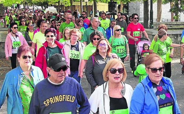 La primera marcha contra el cáncer recauda 9.600 euros