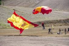 Exhibición aérea en Antigüedad (Palencia)