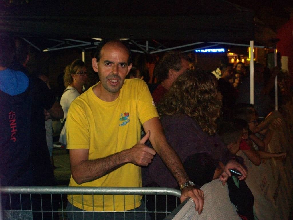 Los participantes de la V Carrera Nocturna de Olmedo