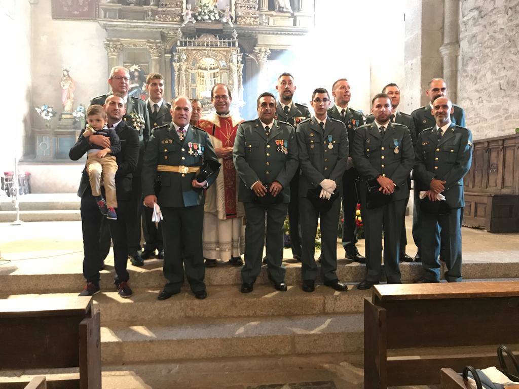 Emotiva fiesta de la Guardia Civil en La Alberca (Salamanca)