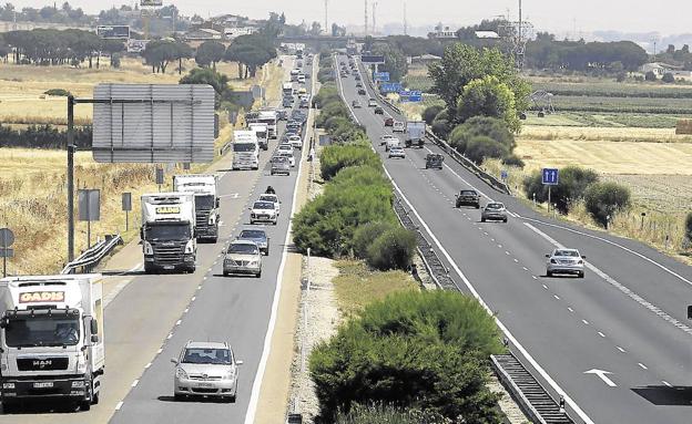 Un accidente en Geria provoca retenciones de hasta ocho kilómetros en la A-62 en sentido Burgos