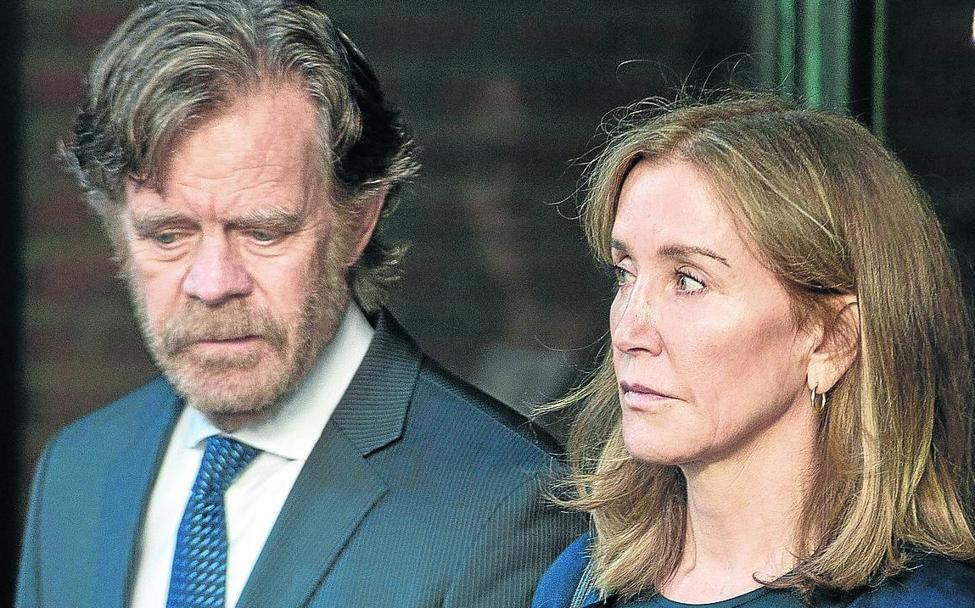 La actriz Felicity Huffman, en prisión