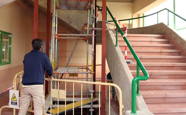 El pabellón Pedro Delgado mejora su accesibilidad