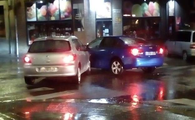 Nueva colisión en el cruce entre las calles Cardenal Almaraz y Mayor Antigua de Palencia