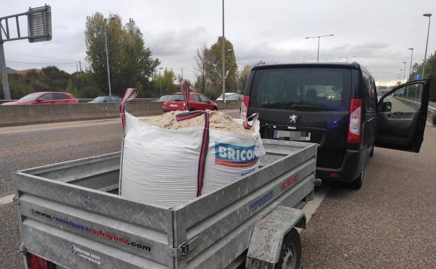 Exceso de peso y de alcohol en el conductor de una furgoneta en Valladolid