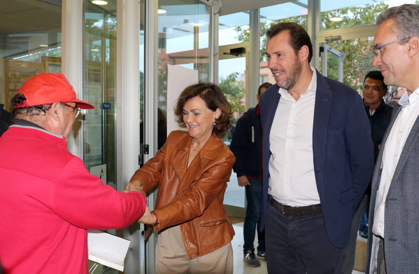 Carmen Calvo participa en un acto del PSOE en Valladolid