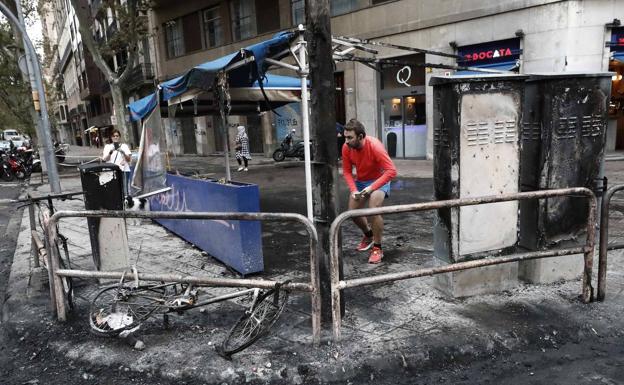 Cataluña detrás del fuego