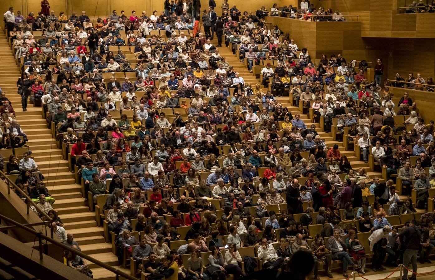 Proyección de 'Tiempos modernos', el clásico de Charles Chaplin, en el Auditorio Miguel Delibes