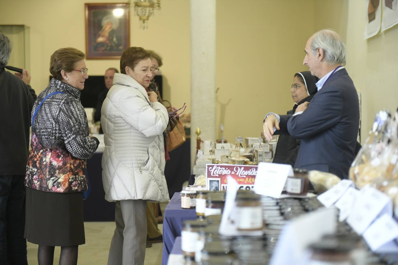 Feria 'Dulces conventos' organizada por la Cofradía de las Angustias de Valladolid