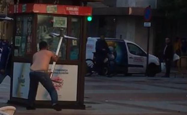 Detenido por un ataque de furia en Valladolid