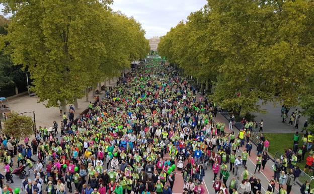 Lista de premiados en la Marcha contra el cáncer de Valladolid