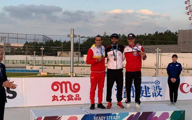 David Llorente, oro en el último test del canal olímpico de Tokio