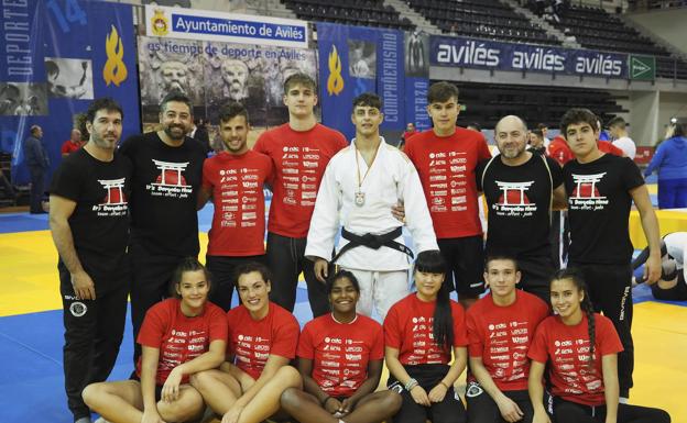 Buenos resultados de los judokas del Doryoku en el toreno 'Villa de Avilés'