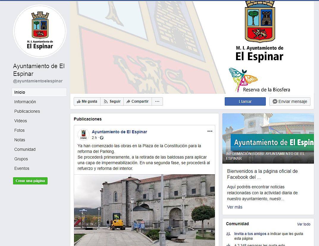 La Junta Electoral requiere al Ayuntamiento de El Espinar que retire de sus redes sociales carteles electorales de PP y Vox