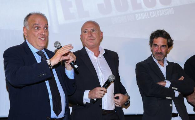 El fútbol ficción de Javier Tebas