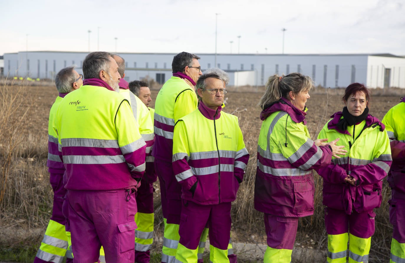 Protesta de los trabajadores de Renfe