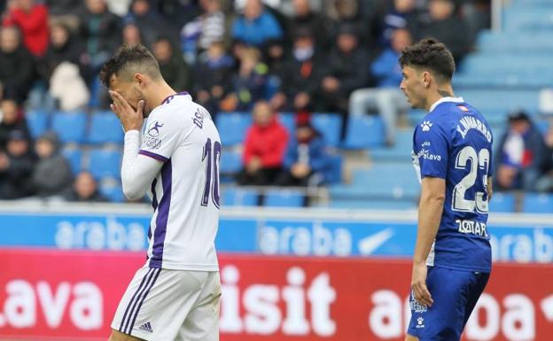 El Real Valladolid tira medio partido a la basura