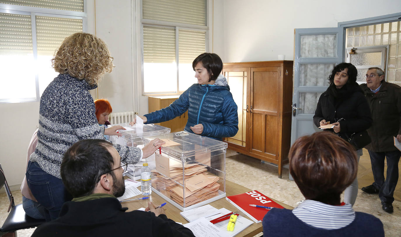 La participación cae entre los Palentinos