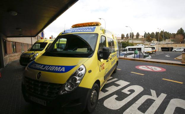 Dos heridos leves tras una colisión en la glorieta de Vettones y Vacceos
