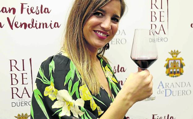 Lucía Jiménez: «Me declaro amante del buen vino de la Ribera del Duero»