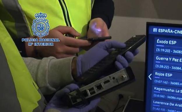 Desarticulada una trama que comercializaba canales de pago en Valladolid y otras provincias españolas