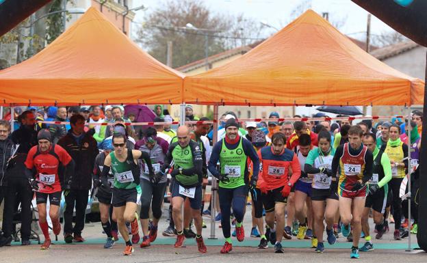 Rubén Vicente y Verónica Sánchez conquistan la espectacular 'crono' de la segunda carrera del Cross de Cabrerizos