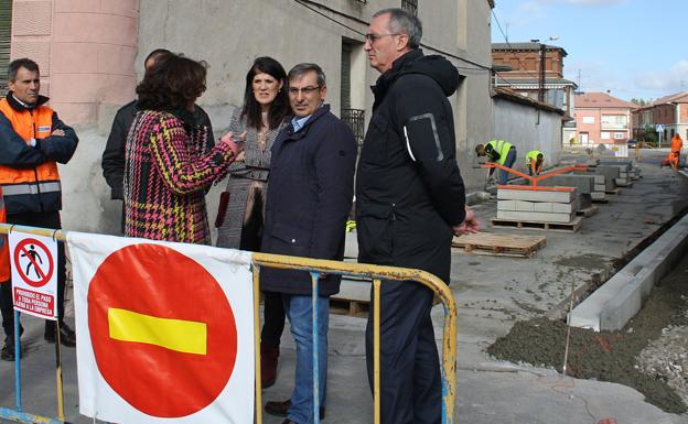 Comienzan las obras para acondicionar la antigua travesía de Sanchonuño