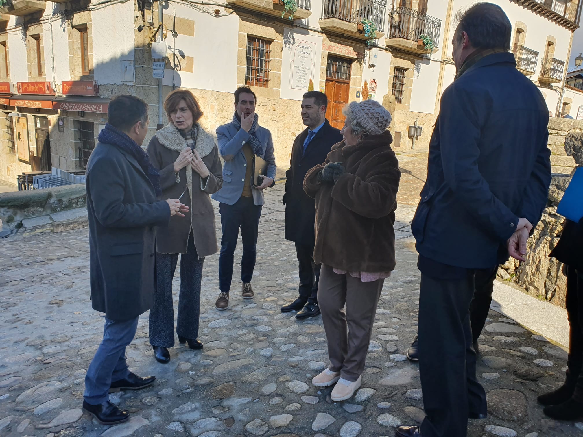Visita de la secretaria de estado de Turismo a la Sierra de Francia