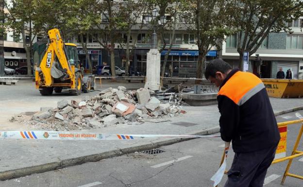 Caño Argales pierde el quiosco como anticipo a la remodelación de la plaza de piedra de Valladolid