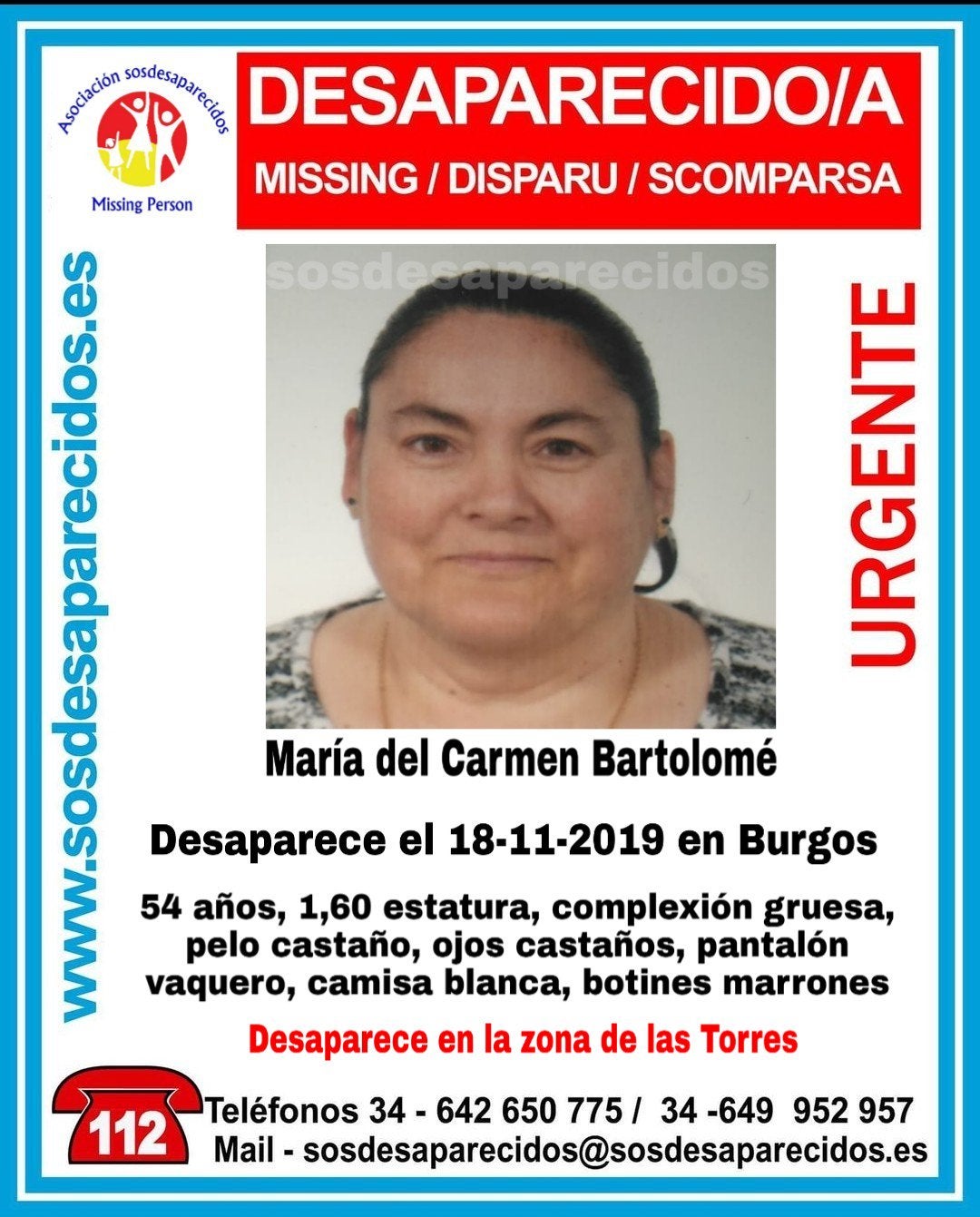 Buscan en Burgos a una mujer desaparecida desde el lunes en la zona de Las Torres de Gamonal