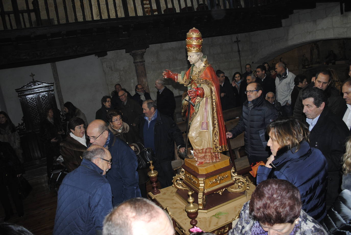 Castromonte celebra San Clemente con la llegada de una reliquia de su patrón