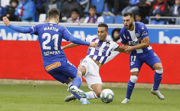 Anuar y Barba se caen de la convocatoria del Real Valladolid para recibir al Sevilla