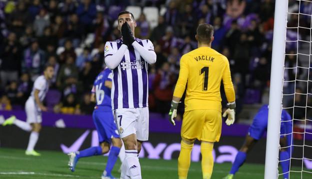 El Real Valladolid pierde su condición de invicto en Zorrilla desde el punto de penalti