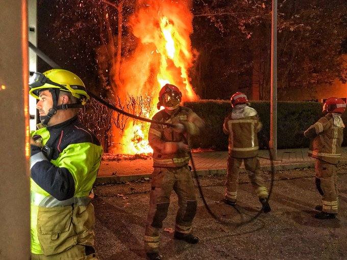 Reguero de incendios intencionados en el barrio de Huerta del Rey de Valladolid