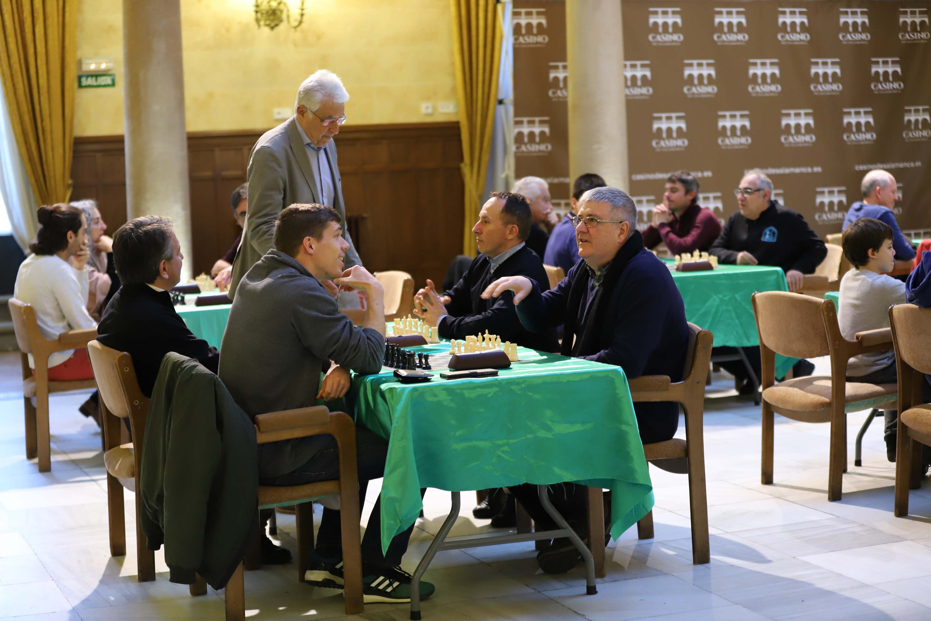 Salamanca alberga un enfrentamiento amistoso de ajedrez