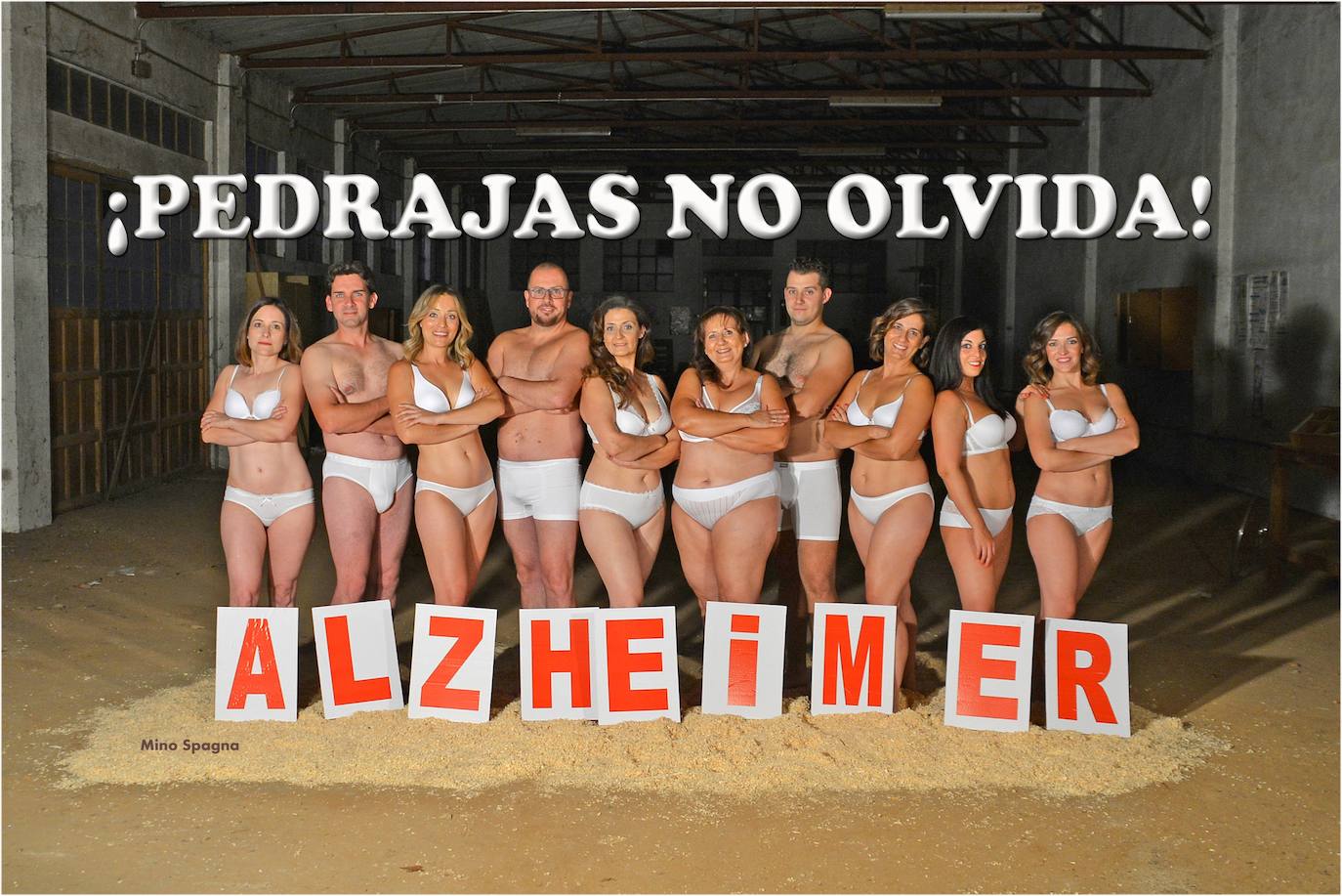 Presentación del calendario erótico de Pedrajas de San Esteban contra el alzéhimer