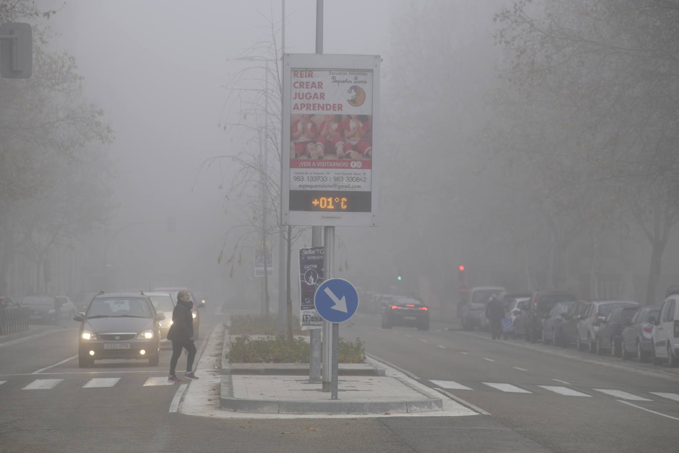 Mañana de niebla en Valladolid