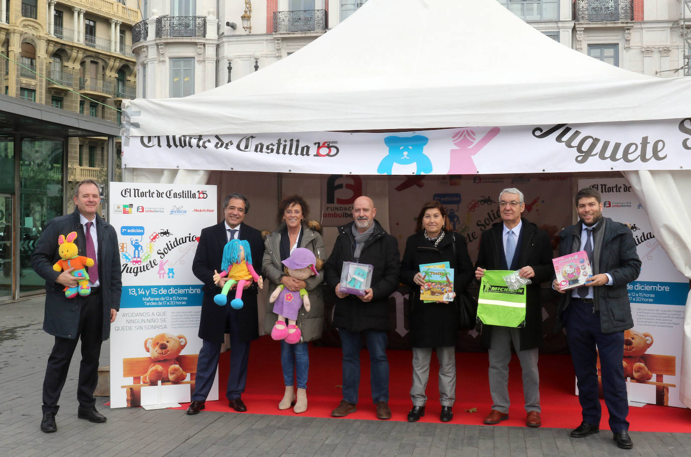 Comienza la recogida de juguetes en la carpa de El Norte en Valladolid