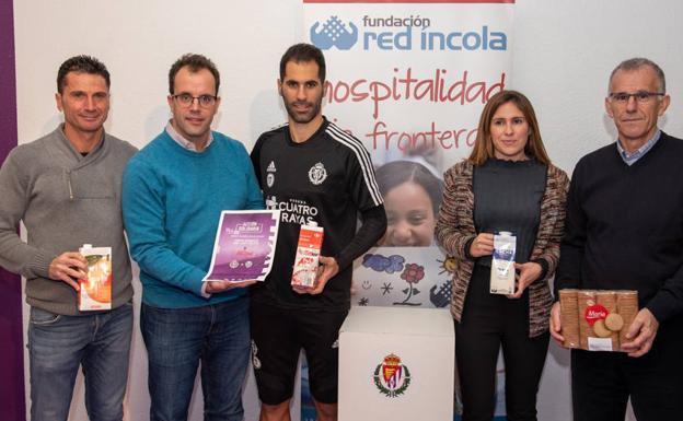 La Red Íncola recogerá leche, galletas y zumo el sábado antes del Real Valladolid-Valencia