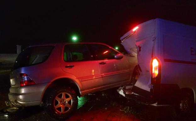 Herido el concejal de Cs en Olivares de Duero al colisionar con una furgoneta de reparto