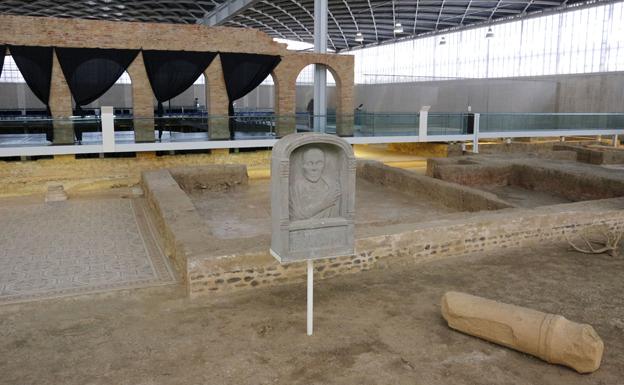 Una esplendorosa villa romana en el centro de la provincia de Palencia