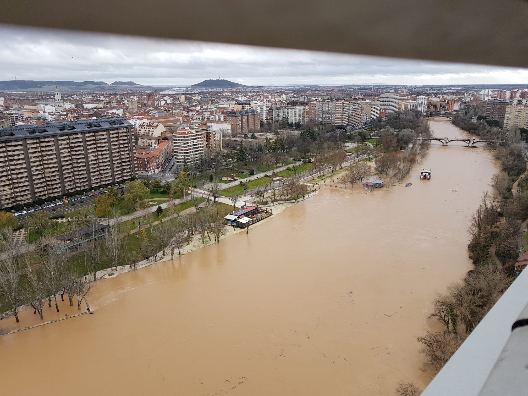 Desbordamiento del río Pisuerga