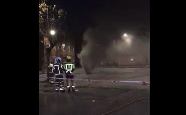 Un incendio en un transformador deja sin luz a cuatrocientos vecinos del barrio vallisoletano de Las Viudas