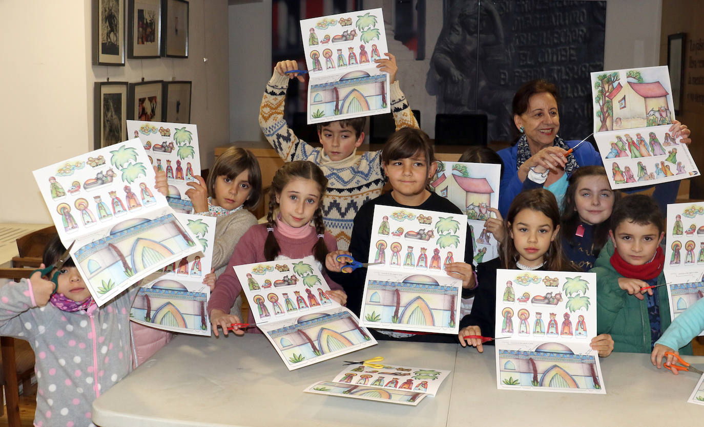 Belenes recortables en la Casa de Zorrilla en Valladolid